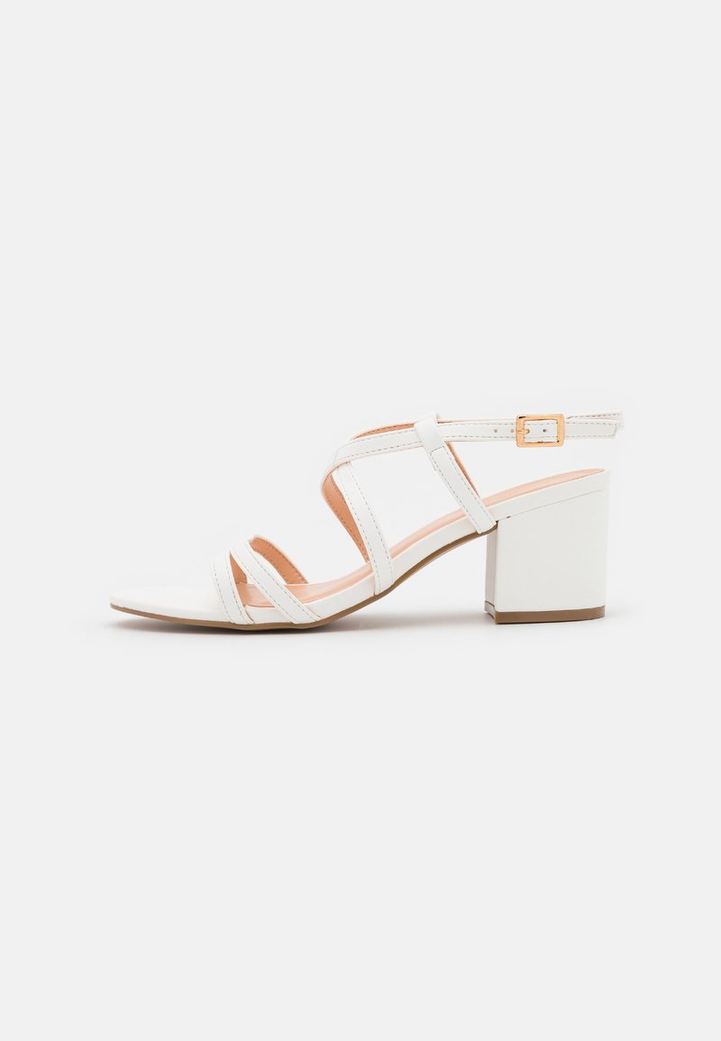 Even&Odd Wide Fit Sandalias white/blanco (Segunda mano