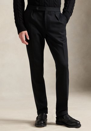DOUBLE KNIT SUIT TROUSER - Παντελόνι - black