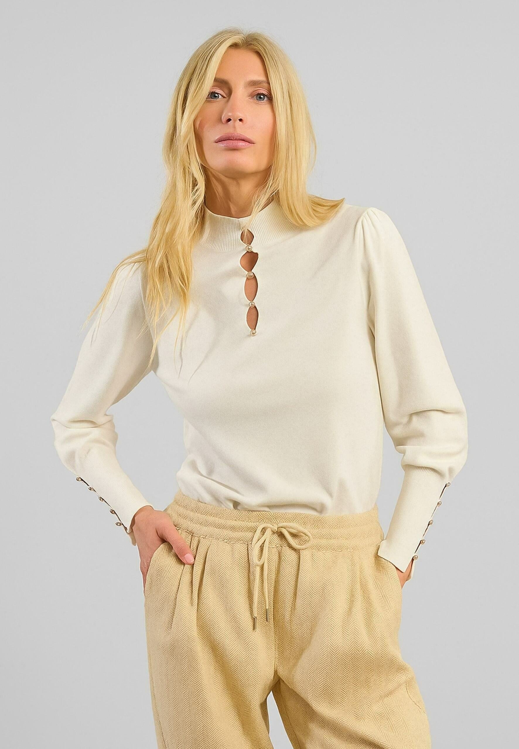 Molly Bracken Maglione panna/bianco