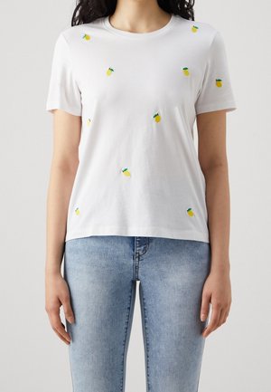 T-shirt con stampa - white