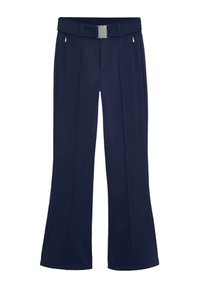 SKI 10K FLARE WITH BELT - Ski pants - mottled royal blue