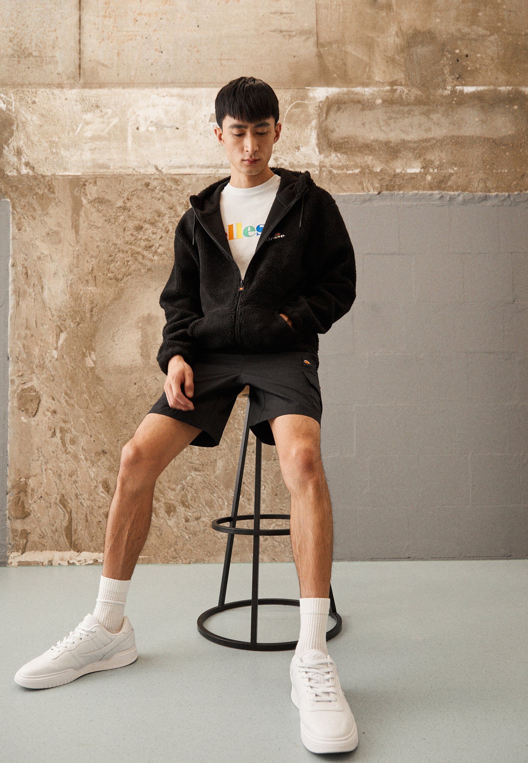 Ellesse DAZOLA - Fleece jacket - black - Zalando.co.uk