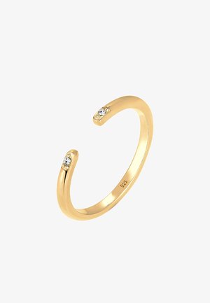 Elli, ADJUSTABLE SPARKLING BASIC - Bague - gold-coloured