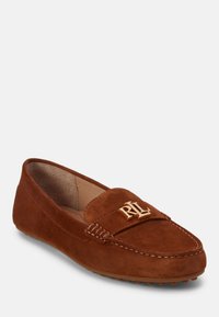Lauren Ralph Lauren BARNSBURY SUEDE LOAFER - Mokaszinok - whiskey