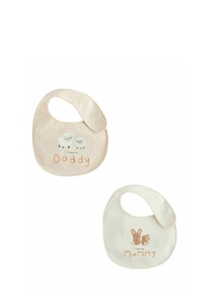 Next, MUMMY AND DADDY BABY BIBS 2 PACK UNISEX - Lätzchen - neutral