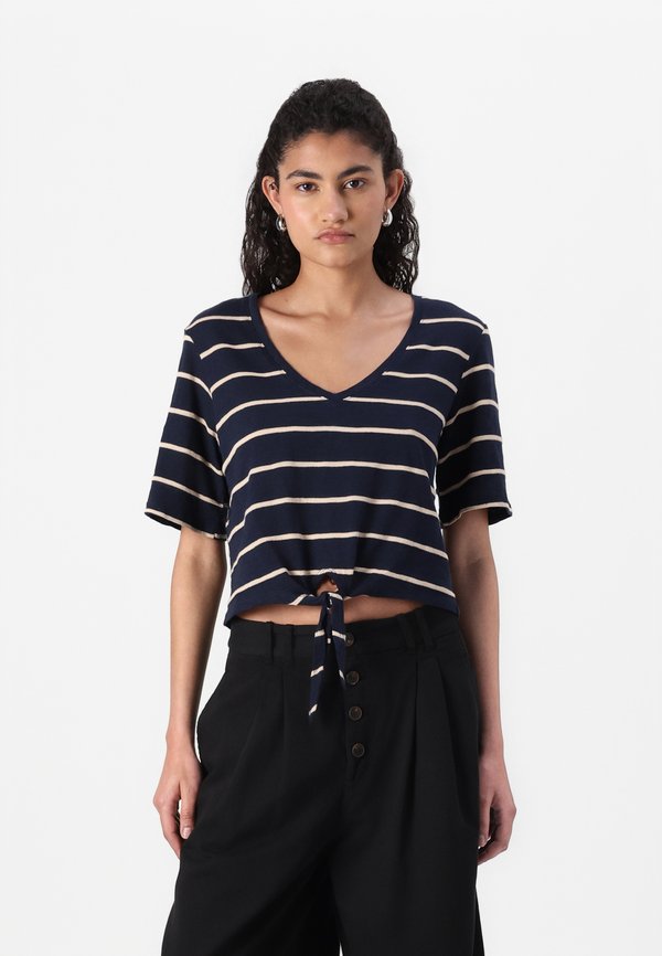 ONLSUMMER V NECK KNOT - Print T-shirt