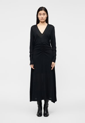 STEEP V NECK DRESS - Robe en jersey - black
