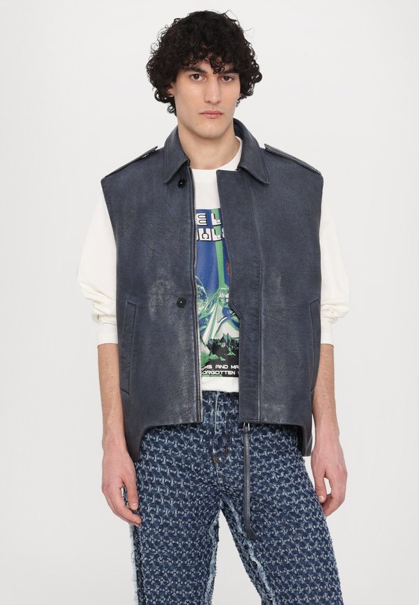 DISTRESSED FLAP VEST - Waistcoat3