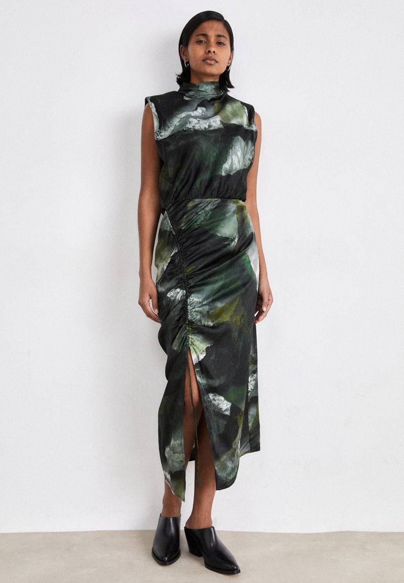 AllSaints - ISA APPALACHIAN DRESS - Cocktail dress / Party dress - khaki green, Enlarge