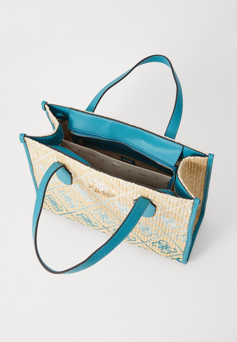 GUESS Sac à dos turquoise pour femme - Cresidia Flap Backpack S Teal 278303 turquoise - Bagagerie - Maroquinerie