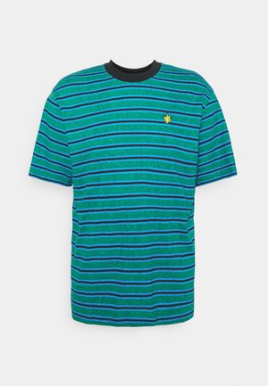 TYLER STRIPE RETRO FIT TEE UNISEX - T-shirt print - green/blue