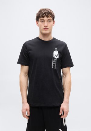 MESSI FUN GRAPHIC - Potiskana majica - black