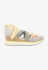 Gioseppo Womens Grey Wedge Sneakers Women's Beige Wedge Heel