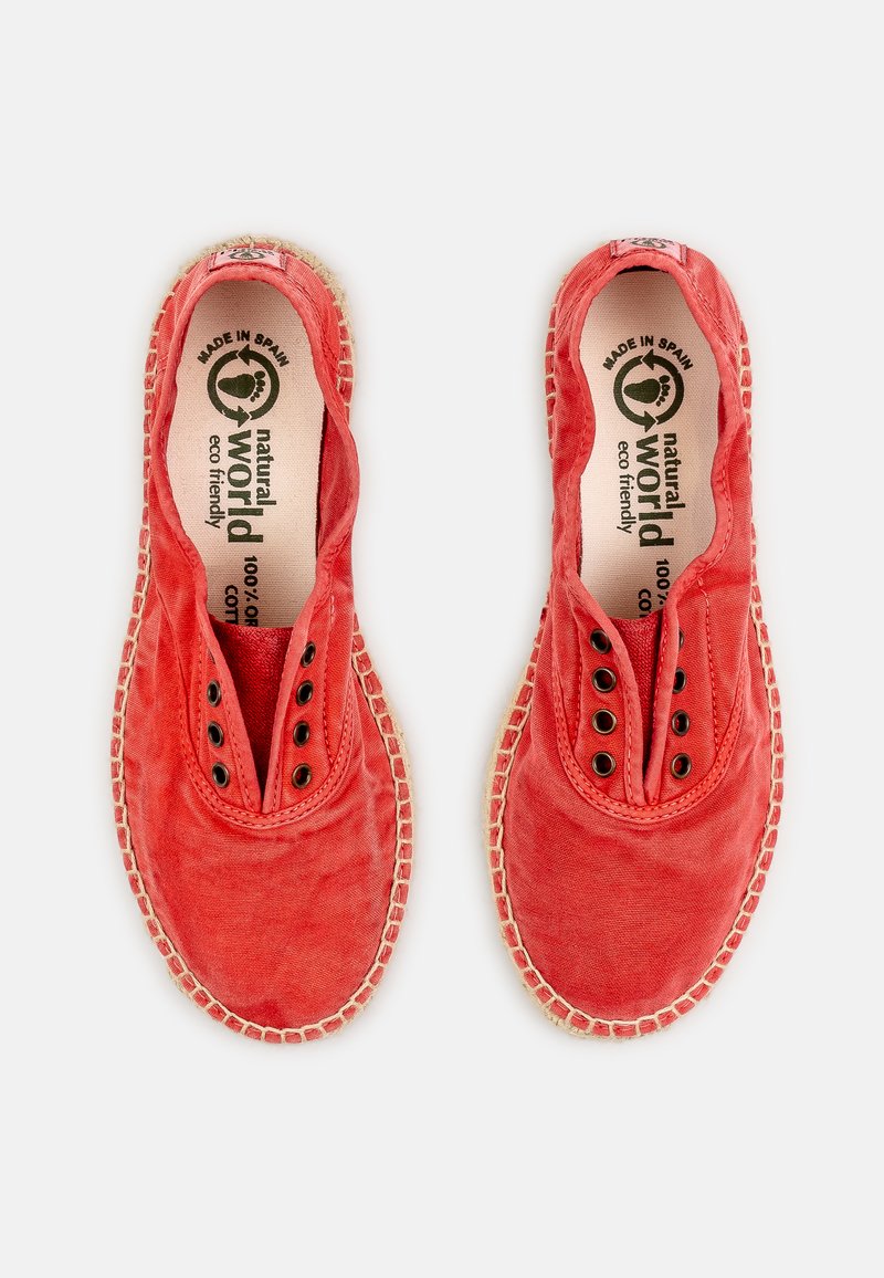 Damen Halbschuhe | Natural World INGLES YUTE Espadrille rojo/rot - LG81842 Damen Halbschuhe | Natural World INGLES YUTE Espadrille rojo/rot - LG81842
