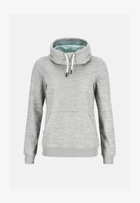 Niewybrane, lt grey melange seaweed green