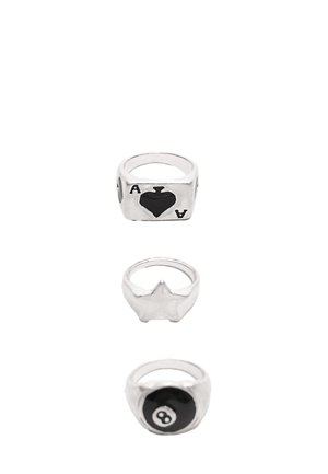 PACK OF 3 COMBINED  - Anello - metallic grey