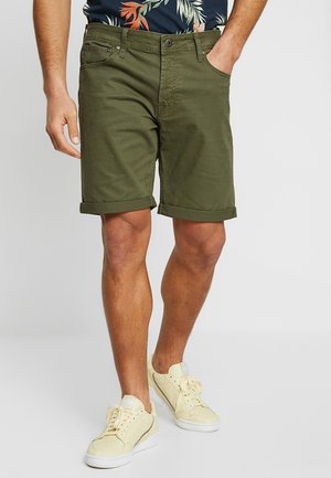 Farkkushortsit - mottled olive