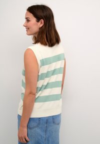 Kaffe KALIZZY - Blouse - turtledove green bold stripe