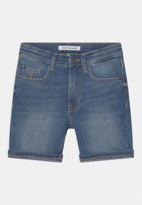 Calvin Klein Jeans REGULAR FRESH - Džínové kraťasy - denim