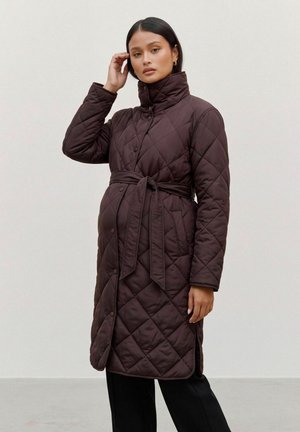MAMALICIOUS, COAT MLCAROLYN COAT - Manteau d'hiver - chocolate torte
