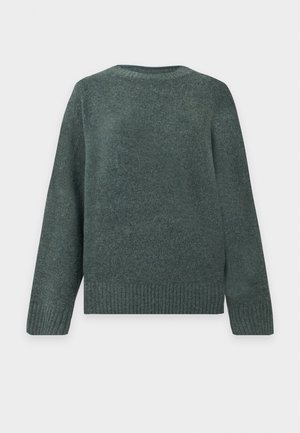 Vero Moda, VMBOOM O NECK - Maglione - balsam green melange