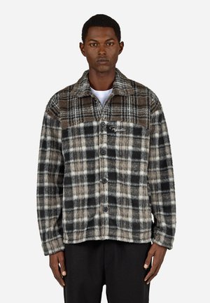 KOLDING  - Pluus - checked black walnut brown