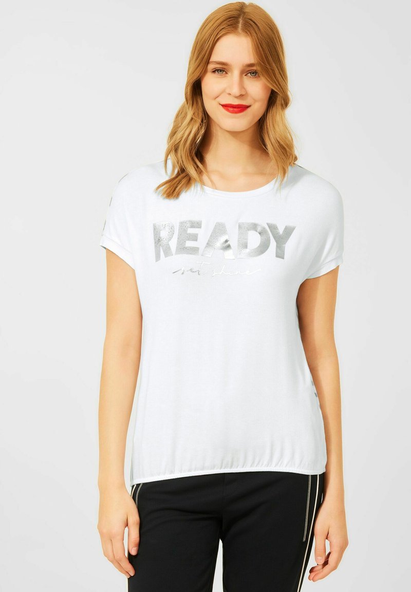 Damen T-Shirts | Street One T-Shirt print weiß - SL33766 Damen T-Shirts | Street One T-Shirt print weiß - SL33766