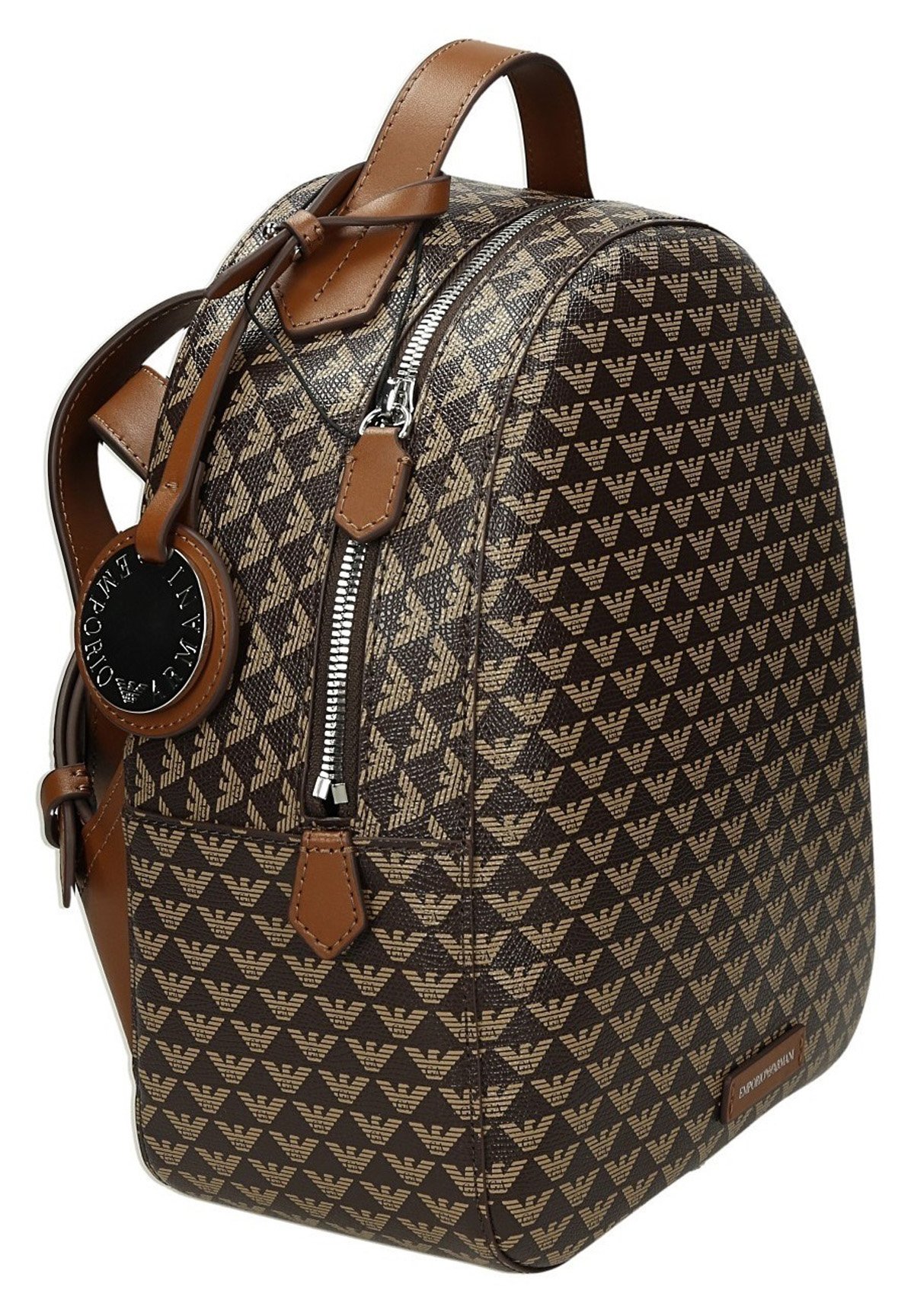Emporio Armani ZAINO MINILOGO AQUILA MEDIO - Zaino - marrone - Zalando.it