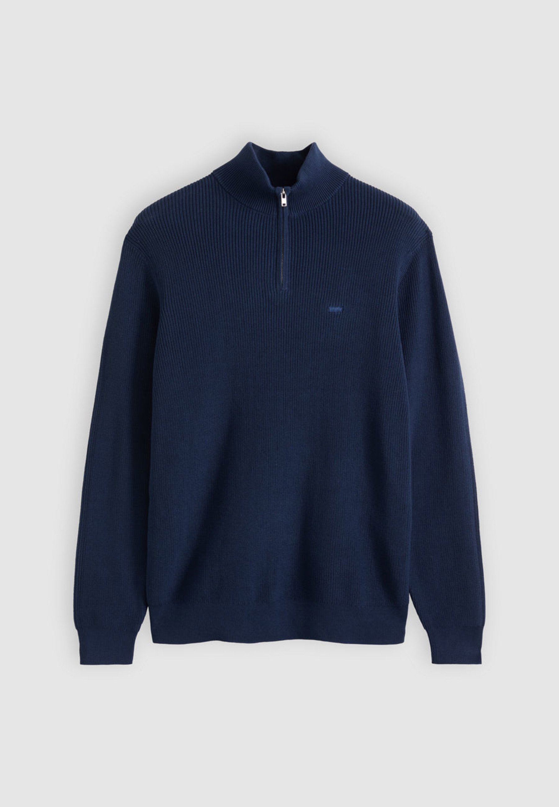 Levi's® HM QUARTER ZIP SWEATER - Jumper - naval academy/dark blue