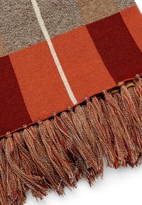 SIDEGREN Sjal - brown > orange