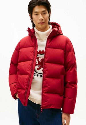 HOODED PUFFER - Daunenjacke - regatta red