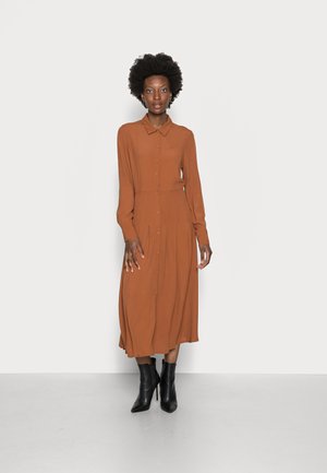 MIDI DRESS - Maxi šaty - amber brown