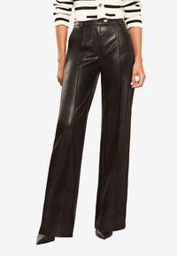 Lipsy TAILORED WIDE - Kalhoty - black