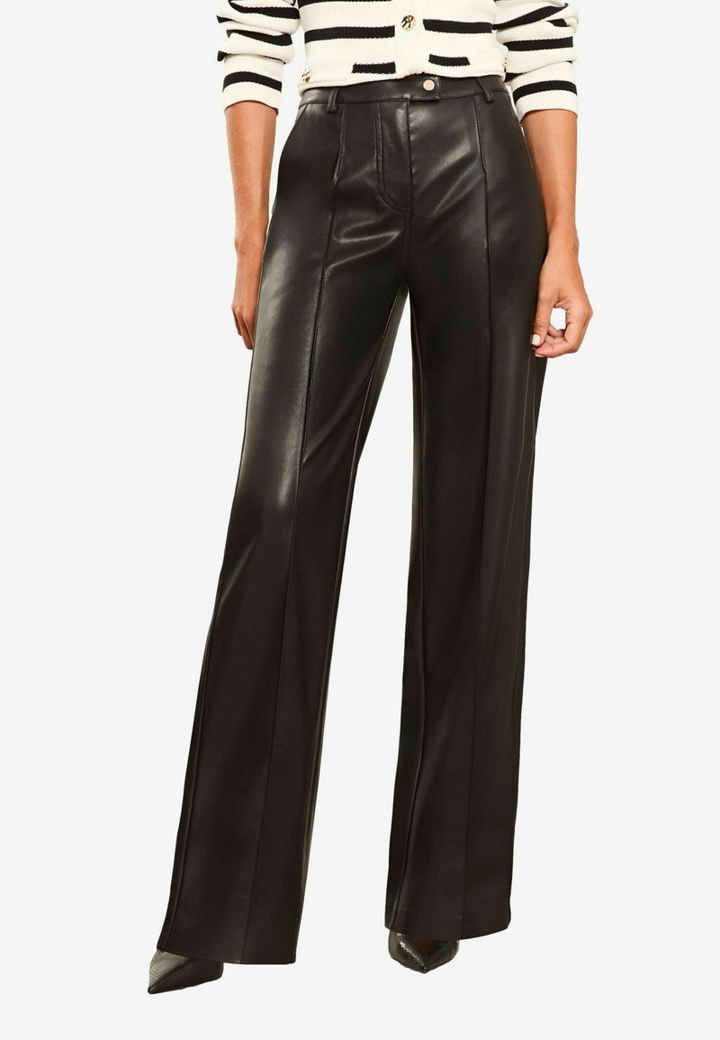 Lipsy TAILORED WIDE - Kalhoty - black