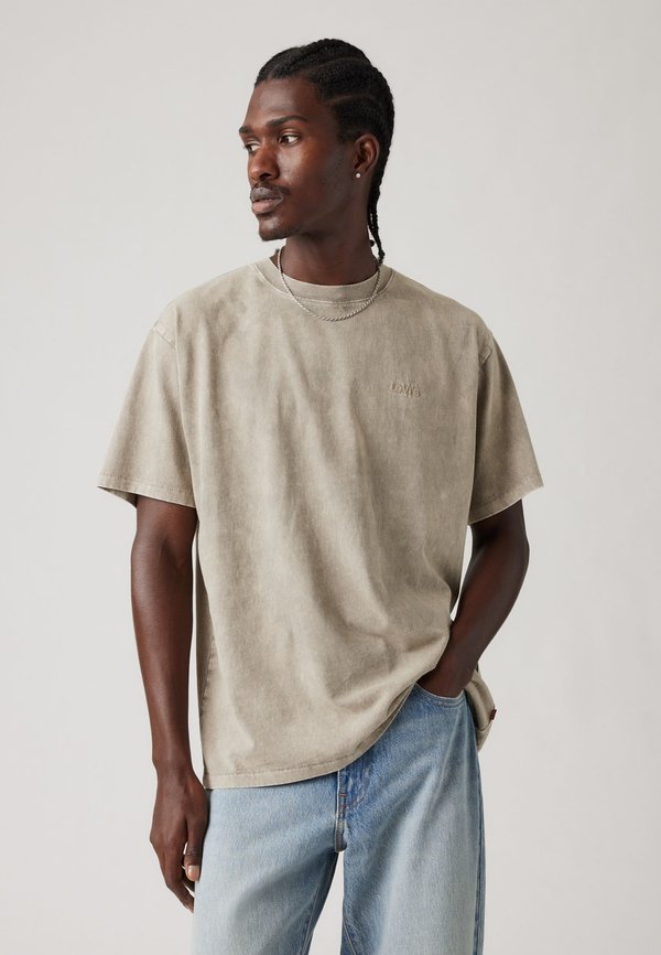 RED TAB™ VINTAGE TEE - Basic T-shirt - stones throw mineral wash silent storm jersey3