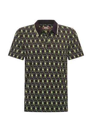 HOPE - WITH PRINT - Polo shirt - dark brown