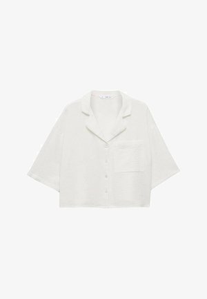 Mango, Blúzka so zapínaním na gombíky - off-white
