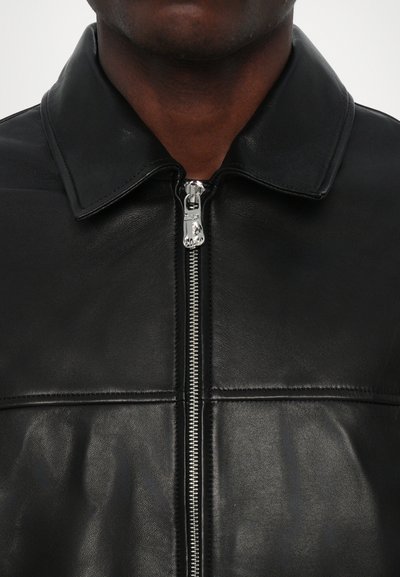 Les Benjamins Δερμάτινο μπουφάν - black