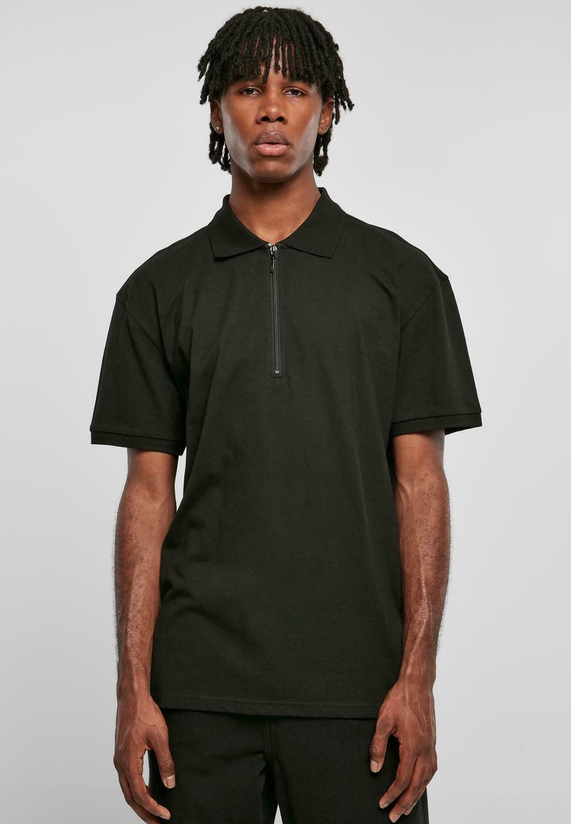 Urban Classics - Bluză polo - black, Extindeți