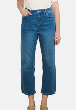 HIGH-RISE 7/8 STRAIGHT - Jean droit - medium blue