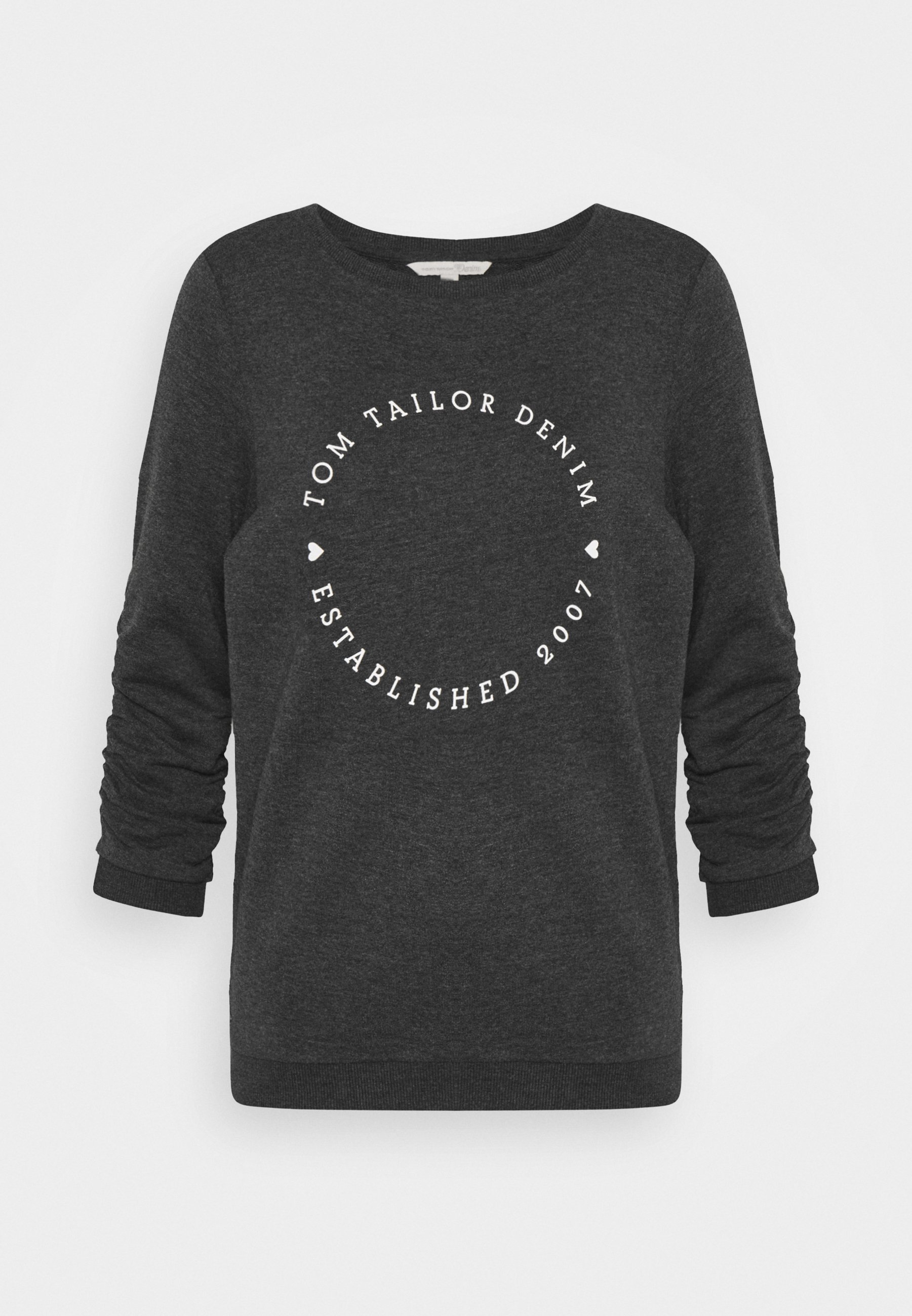 Günstige Pullover & Strickjacken für Damen im Outlet| Sale Lee Sweatshirt mit Logoprint schwarz | Dress for less