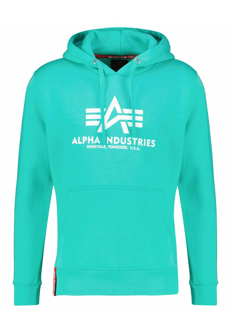 Alpha Industries BASIC - Majica s kapuljačom - türkis