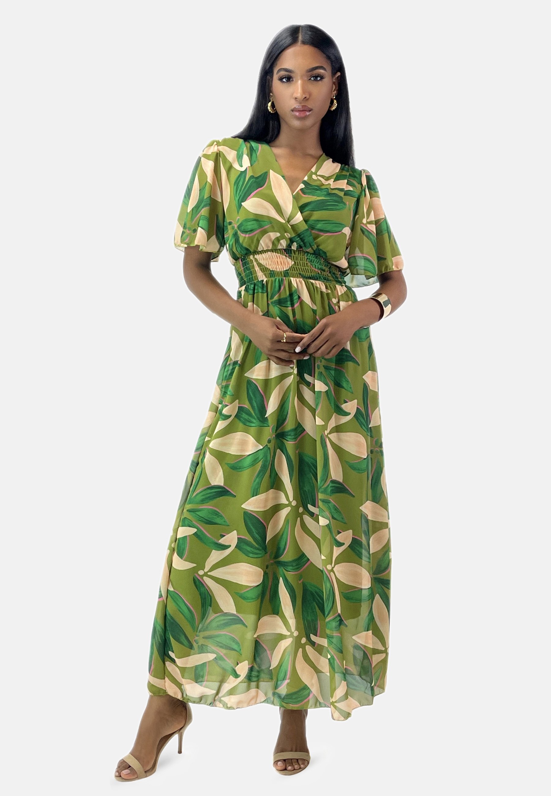 Elara Vestido largo - grn/verde - Zalando.es