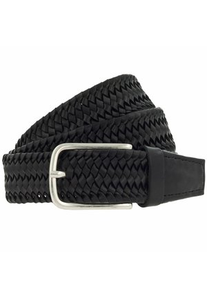 Vanzetti Gevlochten riem - schwarz