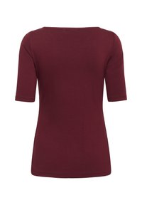 Kaffe YOKO BOATNECK - T-paita - zinfandel