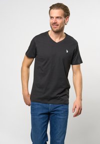 U.S. Polo Assn. - CEM - Tricou basic - black Imagine miniatură 1