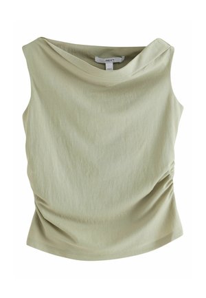 REGULAR FIT -  LOOK DRAPE SLEEVELESS  - Bluse - sage green