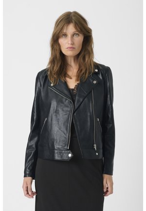 Soaked in Luxury MAEVE JACKET - Kožená bunda - black
