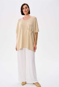 blue shadow KIONA - T-shirt basic - beige