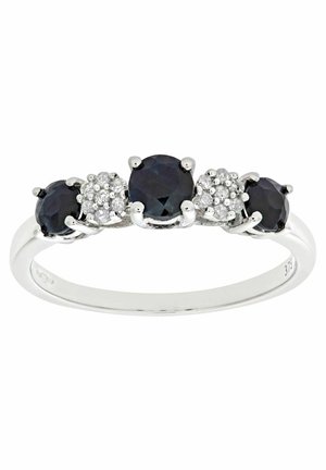 DIAMANT L'ÉTERNEL, 9CT  AND SAPPHIRE ETERNITY EU SI - Prsteň - off white